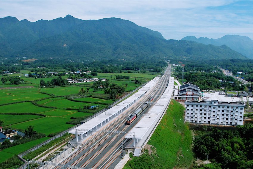 新建鐵路線啟動(dòng)聯(lián)調(diào)聯(lián)試，意味著距離開(kāi)通運(yùn)營(yíng)再進(jìn)一步。成蘭公司供圖
